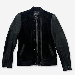 Allsaints Suede Bomber Jacket